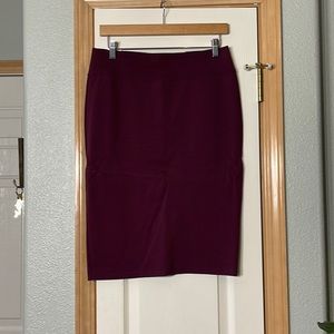 Cotton/spandex pencil skirt. XL